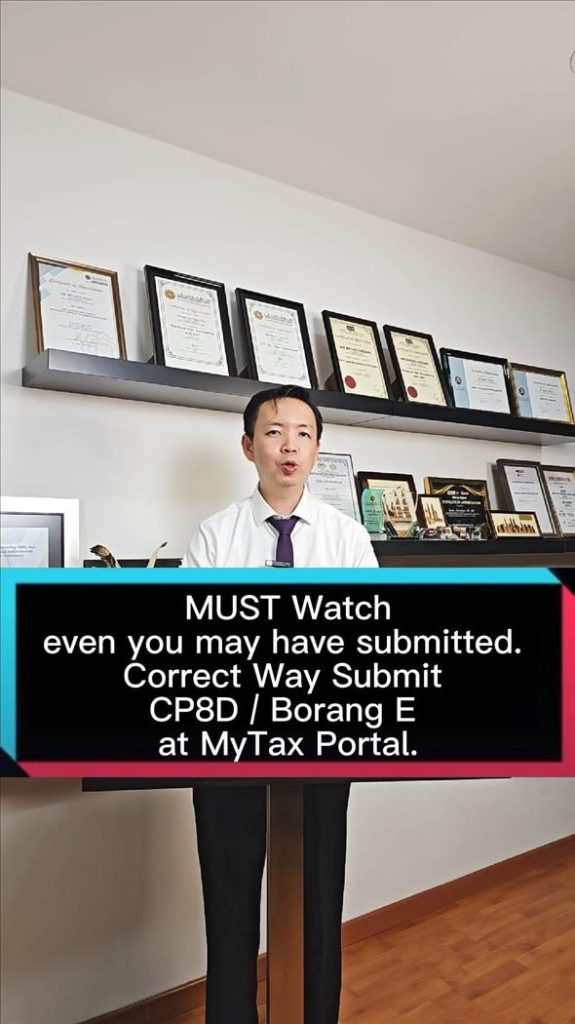 MUST Watch, even you may have submitted. Correct Way Submit CP8D / Borang E at MyTax Portal. MUST Watch, even you may have submitted. Correct Way Submit CP8D / Borang E at MyTax Portal.