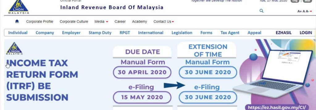 Ask Bryan Cheong – LHDN Announce Delay Income Tax Declaration Due Date 关税局延长报税