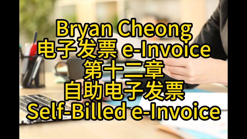 电子发票 e-Invoice第十二章-自助电子发票Self-Billed e-Invoice