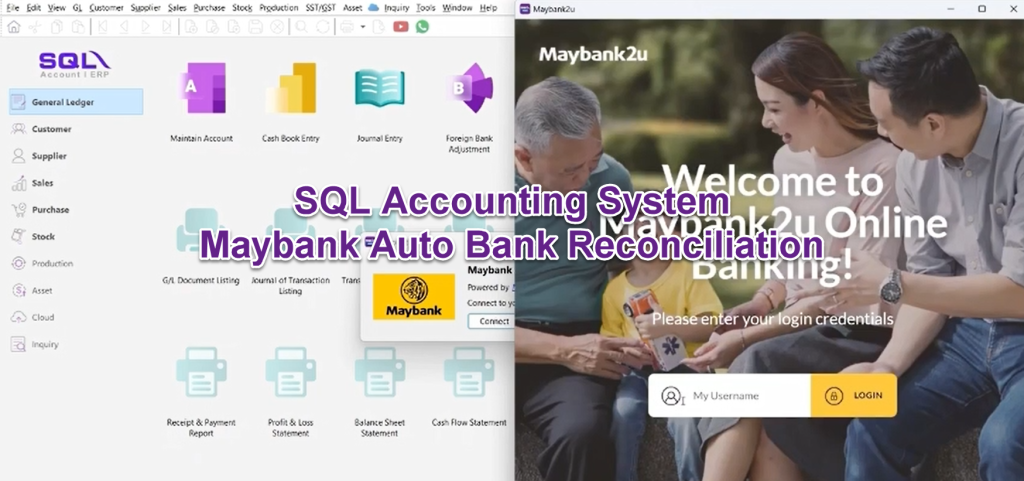 SQL Accounting Software Maybank Bank Auto Bank Reconciliation