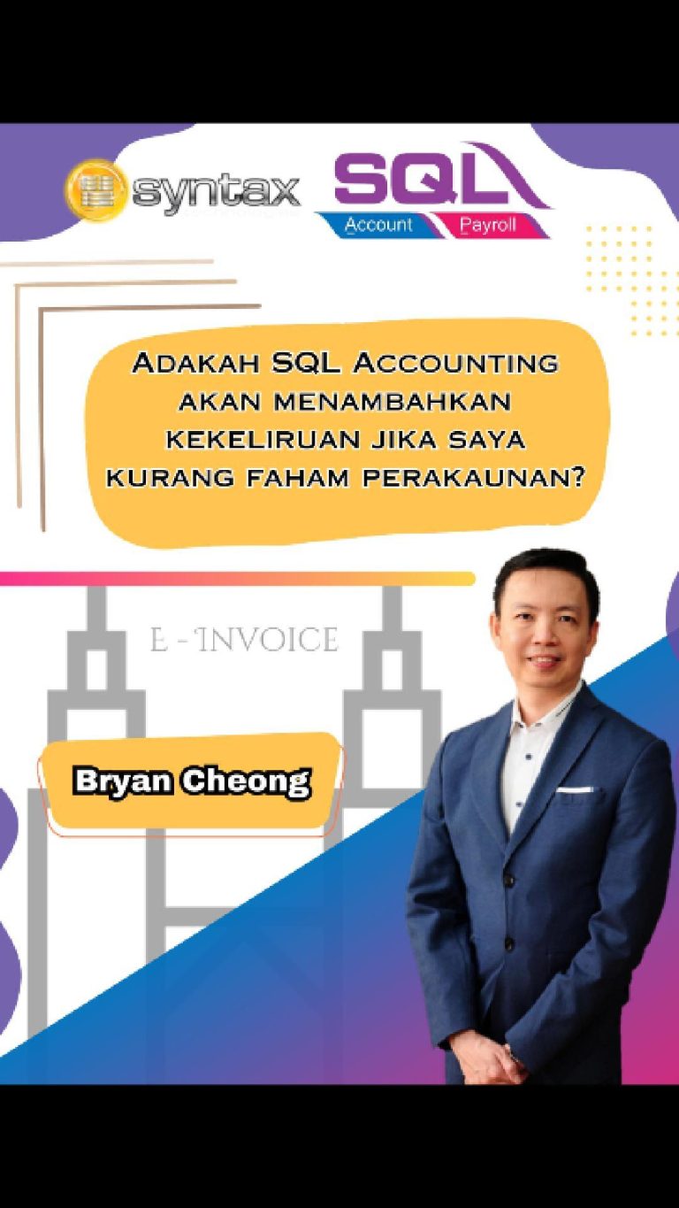 Adakah SQL Account Software membuat saya keliru walaupun saya takda teori dalam account❓