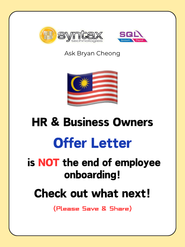 🇲🇾 Hiring an employee is not the end of responsibility — it’s only the beginning! 🇲🇾 Hiring an employee is not the end of responsibility — it’s only the beginning!