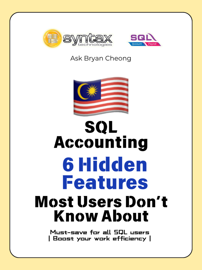 🇲🇾 6 Hidden Powerful Features of SQL Accounting 🇲🇾 6 Hidden Powerful Features of SQL Accounting